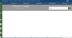Desktop Screenshot of oconeecounty.com