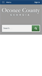 Mobile Screenshot of oconeecounty.com